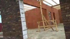 Строительство домов из газоблока с облицовкой кирпичом ручной формовки