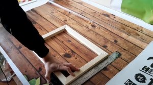 Как сделать подрамник для холста. Натяжка холста на подрамник часть 1.