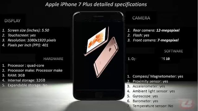 Apple IPhone 7 Plus Price, Specifications, Features, Comparison