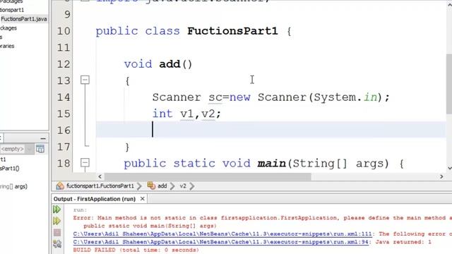 Lecture 6 Part-1: Functions in Java смотреть онлайн