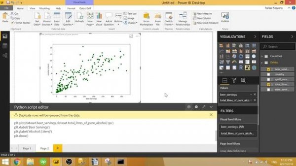 Power BI - Introduction to Python Visuals