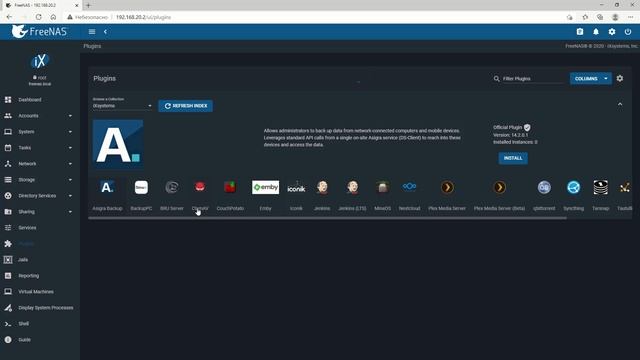 Настройка DLNA на FreeNAS