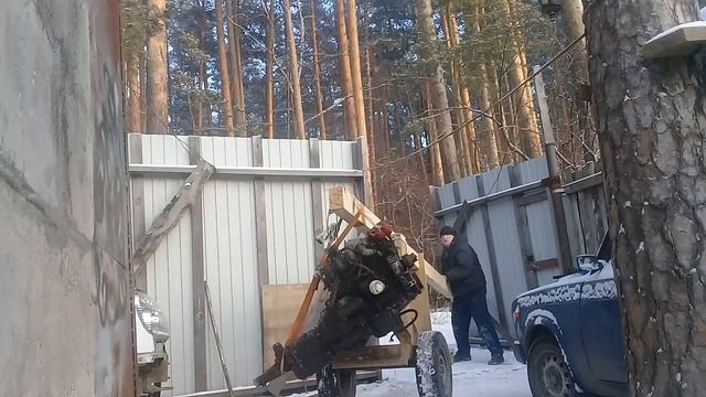 снять двигатель газель (2 часть) смотреть онлайн