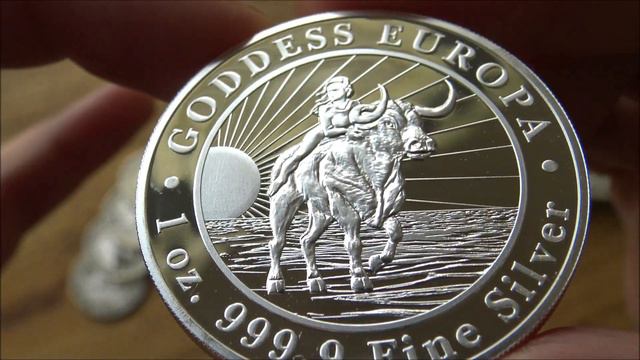 Sometimes the Cheapest Silver is Just the BEST thing to buy - Goddess Europa Coin by Europa Bullion смотреть онлайн