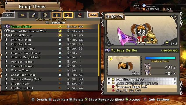 Happy Dungeons Inventory 6-2-18