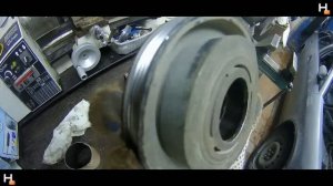 шум подшипника ниссан . Ремонт , замена подшипника кондиционера. АД, санни, вингроад, мазда фамилия