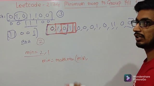 2134. Minimum Swap to Group All 1's Together II ( Leetcode Problem) смотреть онлайн