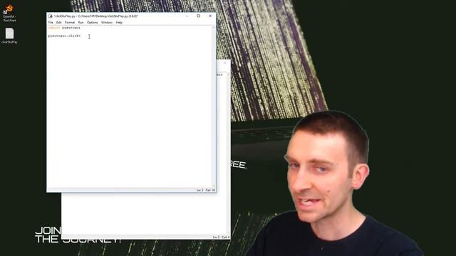 Code with justajolt: How to use Python to click for you! смотреть онлайн