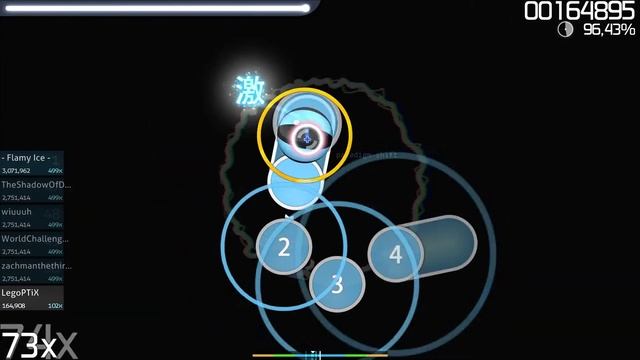 Watch a total noob play osu! - First try on "Paradigm Shift (easy)" смотреть онлайн