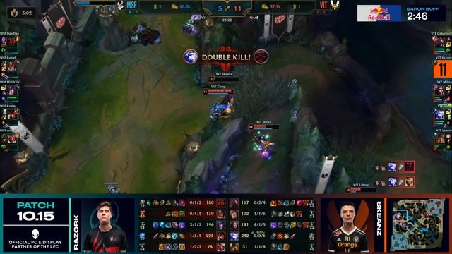 MSF vs. VIT - Week 8 Day 3 | LEC Summer Split | Misfits Gaming vs. Vitality (2020) смотреть онлайн