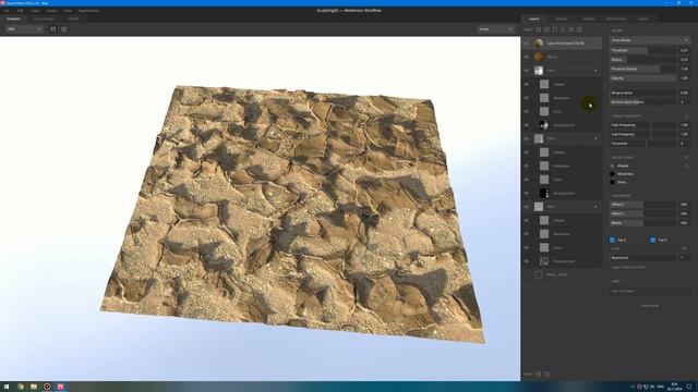Cкульптинг в Quixel Mixer | Уроки для начинающих | Материал снега