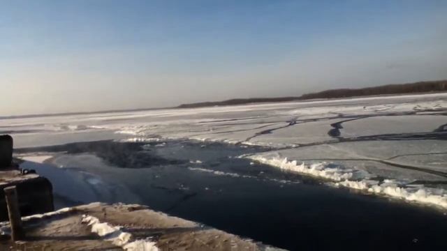 Ледостав на реке Волге смотреть онлайн