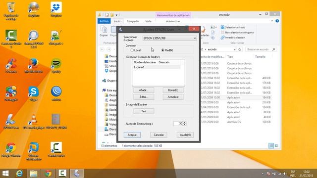 Error al escanear en red impresora EPSON L355 смотреть онлайн