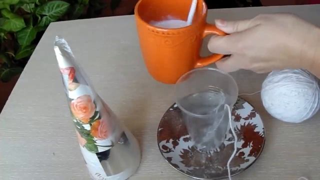 Ёлочка из ниток Мастер класс смотреть онлайн
