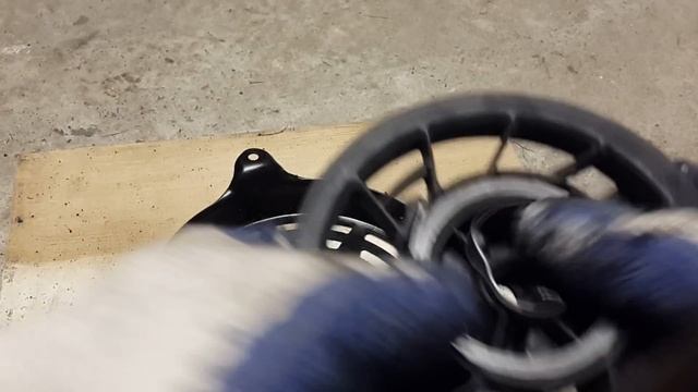How to fix a pull starter recoil spring and replace a stuck or limp pull cord смотреть онлайн