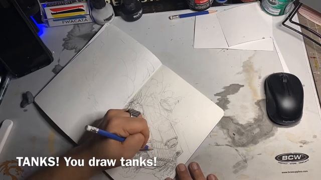 DAILY SKETCH 20-11 TANKS! DRAW TANKS! смотреть онлайн