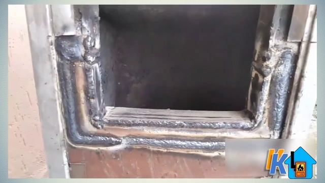 Замена и расширение дверцы на твердотопливном котле. смотреть онлайн