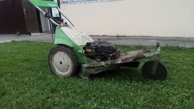 Газонокосилка VIKING MB 6.2 RH. Решена проблема с запуском. смотреть онлайн