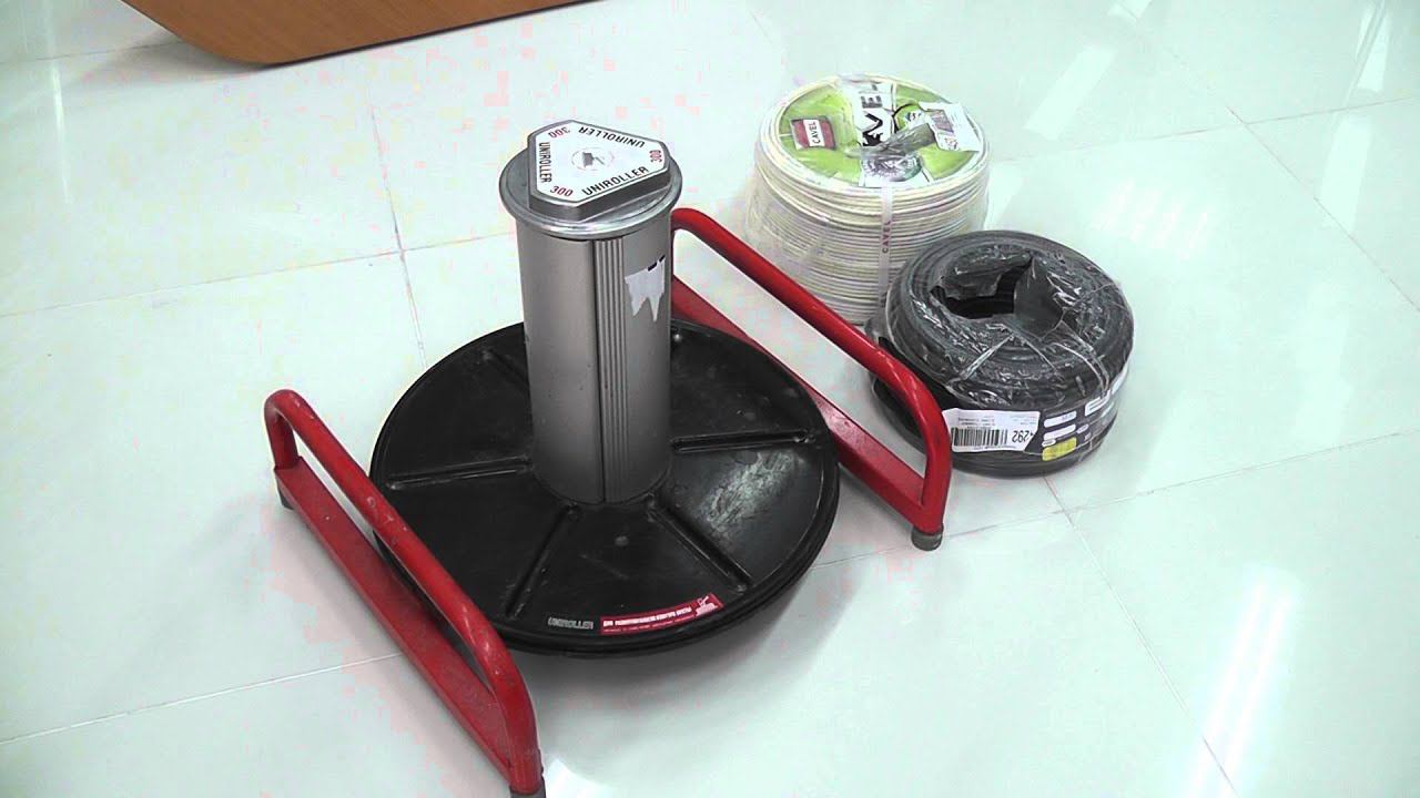 Кабельный размотчик UNIROLLER-300. Обзор смотреть онлайн