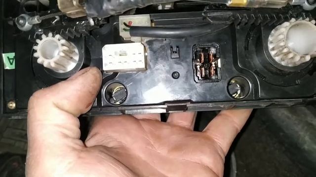 Ремонт блока управления печкой Ланос