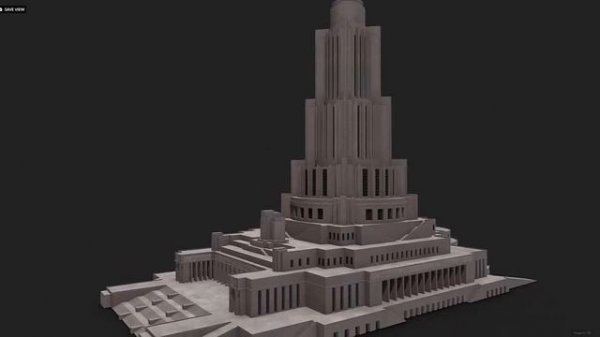 3D Model Palace of Soviets / 3D Модель Дворец Советов