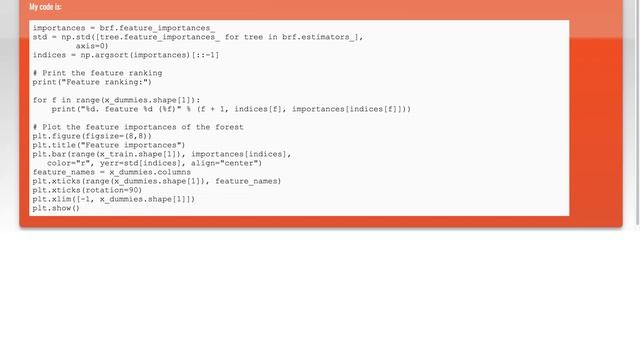 Mapping column names to random forest feature importances смотреть онлайн