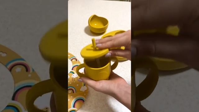 Обзор детской посуды. Силиконовая посуда для малышей. Посуда для прикорма. смотреть онлайн