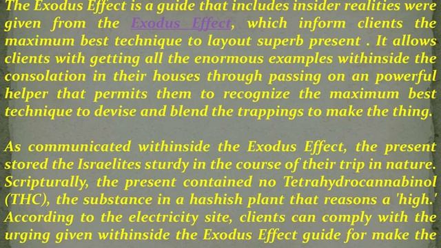 The Exodus Effect Reviews – What are the Customers Saying? смотреть онлайн