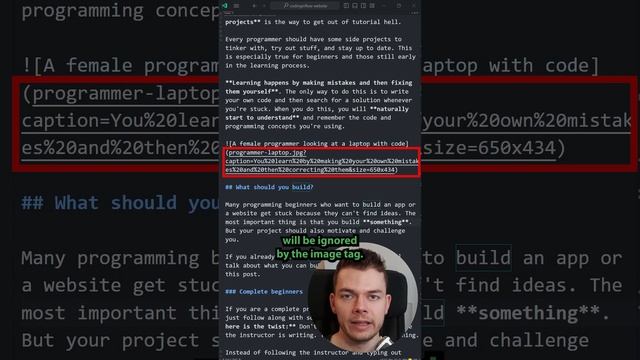 Set Image Size & Caption in Markdown ? #webdevelopment #webdeveloper #webdev смотреть онлайн