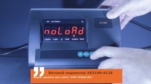 Калибровка весового индикатора, А12Е, Мидл 12я