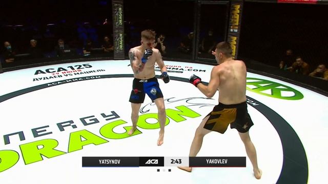 ACA 124: Арсений Яцынов vs. Сергей Яковлев | Arseniy Yatsynov vs. Sergey Yakovlev смотреть онлайн