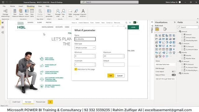 Financial Planning | WHAT IF ANALYSIS in POWER BI | Credit Card, Car Loan, Personal Loan | HBL смотреть онлайн
