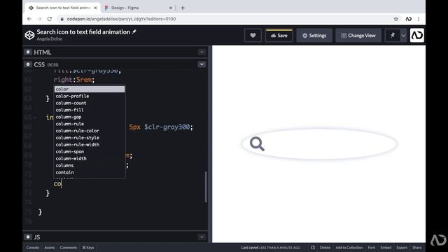 Search Box Animation from Scratch | Search Icon to Input Field Animation смотреть онлайн