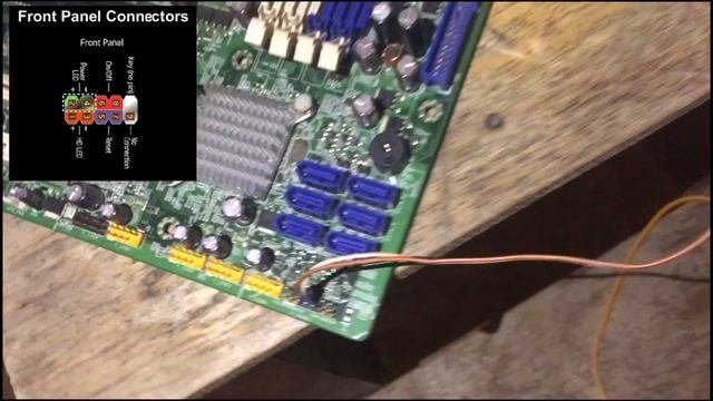 Подключение передней панели к материнской плате смотреть онлайн