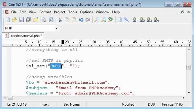 PHP Tutorials Sending email Part 3 смотреть онлайн