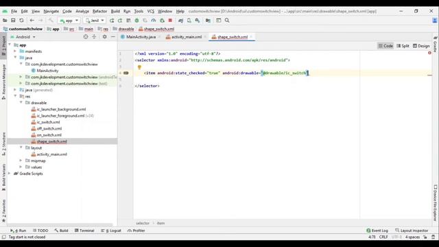 How to create custom switch button in android || switch Button || personalize toggle Button смотреть онлайн