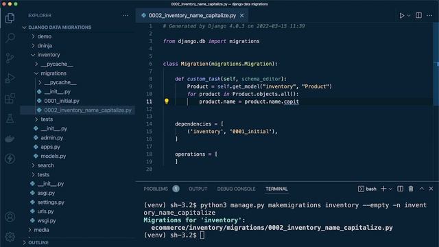 Django ORM Custom Migration Actions смотреть онлайн
