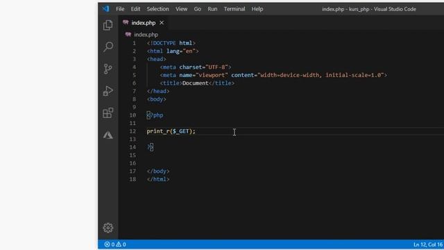 Kurs PHP - 24 - Super globalna GET смотреть онлайн