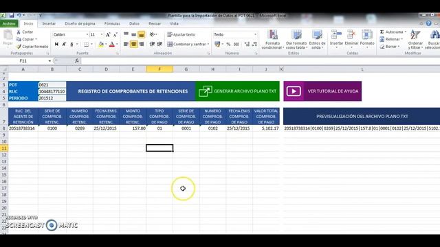 PDT TXT CON EXCEL 2016 смотреть онлайн
