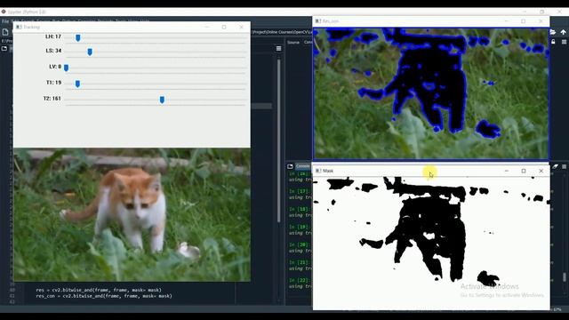 Object detection and Tracking using trackbars, OpenCV and Python смотреть онлайн