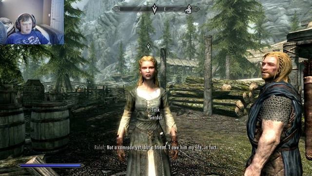 Legendary difficulty survival mode Skyrim is BRUTAL! Skyrim Anniversary edition Part 1 смотреть онлайн