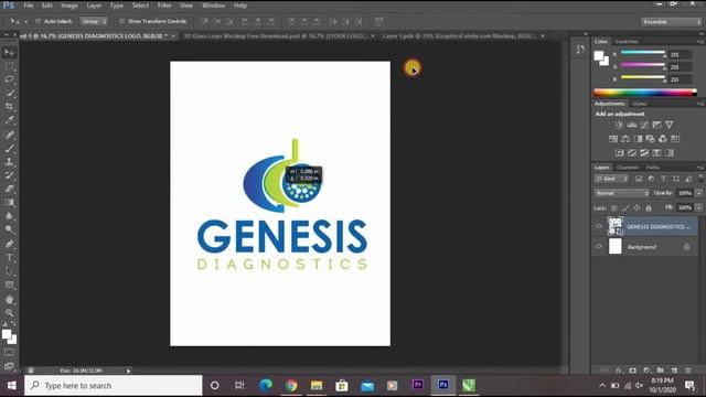 How to make 3d mockup logo смотреть онлайн