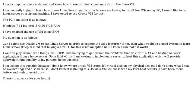 Ubuntu: Can I (safely) explore linux server using oracle VM смотреть онлайн
