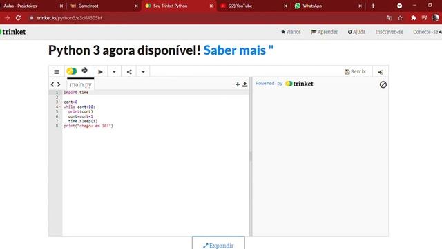 Programei uma contagem!!! смотреть онлайн