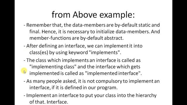 Java Interfaces : Part-1 смотреть онлайн
