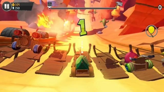 [iOS] Angry Birds Go! прохождение [#18] - Просто фармим золотишко... смотреть онлайн