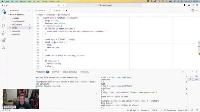 Building an API server with Oak and Deno KV смотреть онлайн