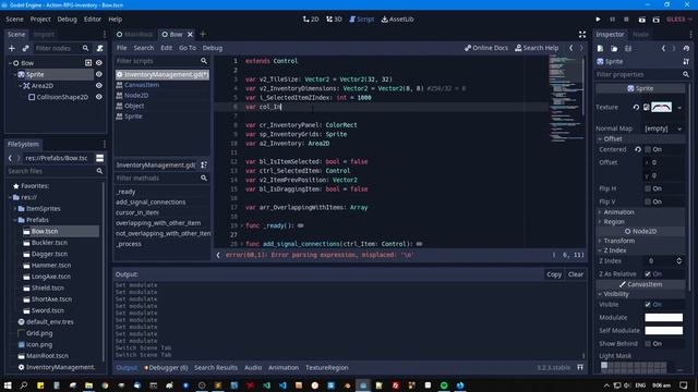 Godot Tutorial | Action-RPG Inventory with Sorting like in Diablo & Path of Exile смотреть онлайн