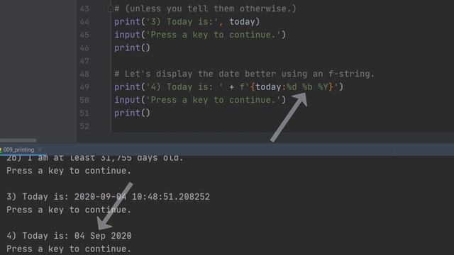 Python 009 - Printing variables смотреть онлайн