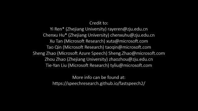A demonstration of modern TTS ("FastSpeech2") смотреть онлайн